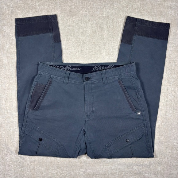 Eddie Bauer Other - Eddie Bauer First Ascent Mens Cargo Pants 33x32 Gray Hiking Outdoor Utility